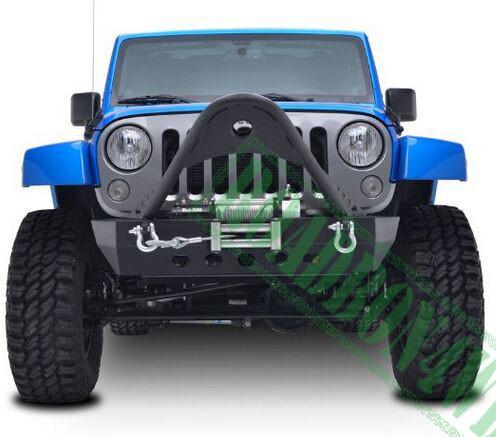 Steel front Bumper for Jeep Tracks Wrangler Jk 07-16 bull bar ,bumper guard for