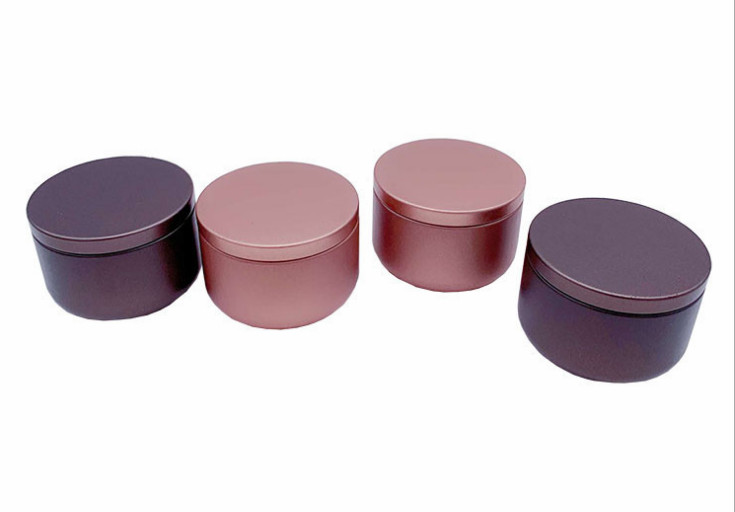 6 Color Aluminum Tins With Lids 50g Metal Storage Canisters