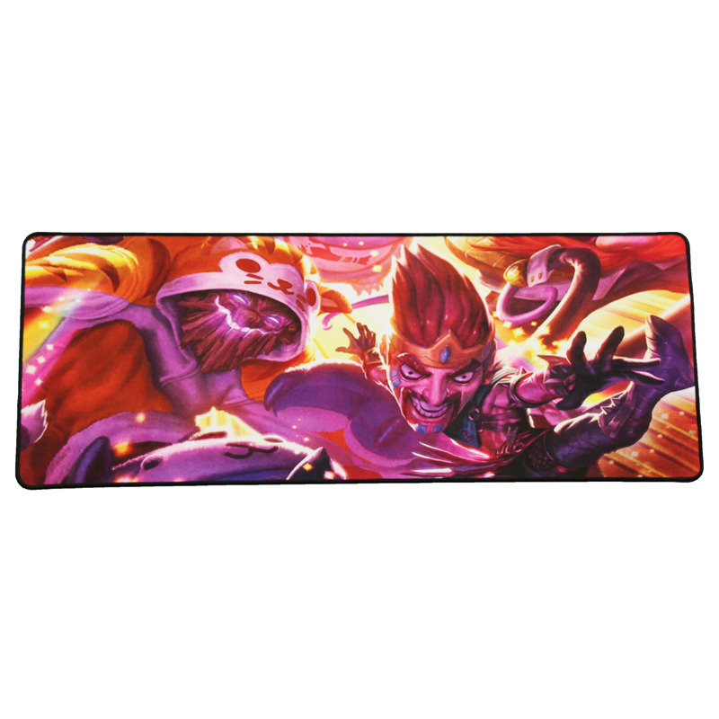 Minglu GMP-021 Top popular Adventure Non-Slip Mouse Pad Rectangle Rubber game mouse pad game mat