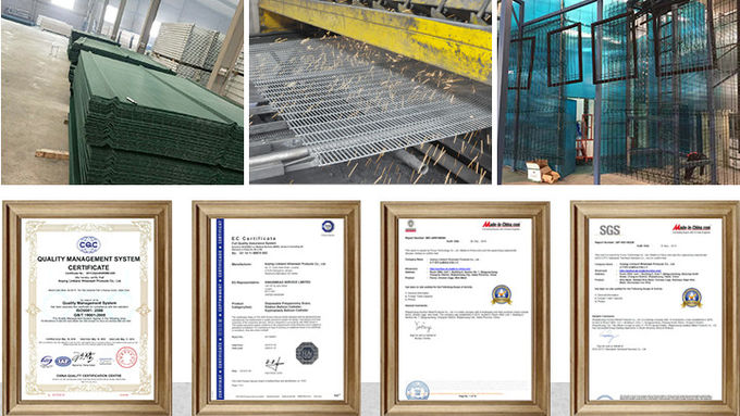Oem 4.0mm 358 High Security Fence Welded Galvanized House 76.2 X 12.7mm