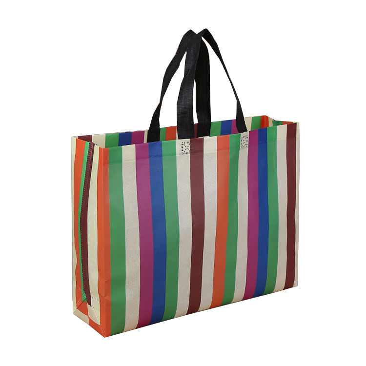 Recyclable Non Woven Gift Bags with Handle , Garment Non Woven Polyester Tote Bags Business