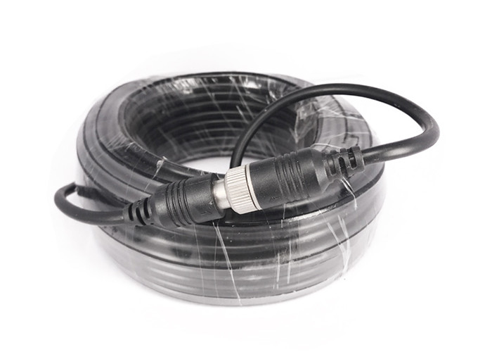 M12 Socket 4 Pin Coiled Reversing Camera Extension Cable