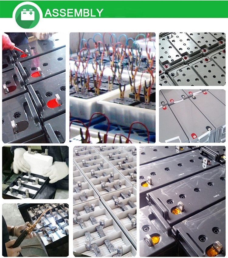Chargeable 12V 200ah/250ah Solar Lead Acid Gel Batteries Selected Material for Solar