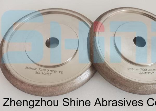 B151 8'' Electroplated Cbn Grinding Wheels For WM7/39.5 Profile Wood Band Saw