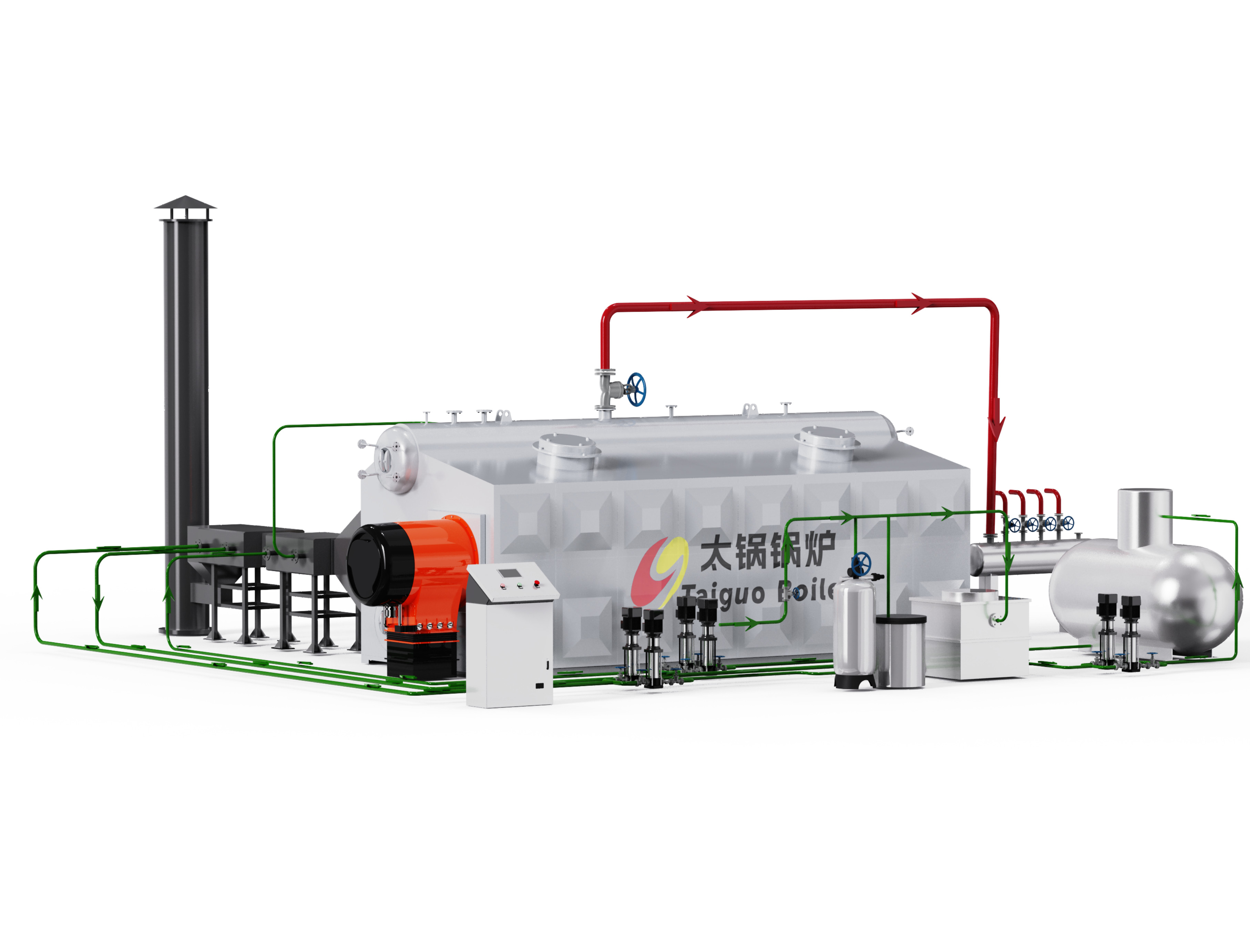 Gas Steam Boiler 10 Ton Industrial Oil Gas Fired Steam Boiler