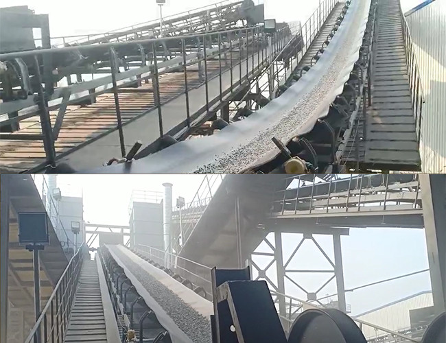 Energy Saving 400mm Width Long Distance Belt Conveyor Transport Sand
