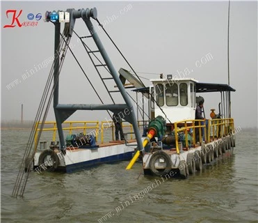 Discharge Distance 2000m Hydraulic Sand Dredger Vessel Mining