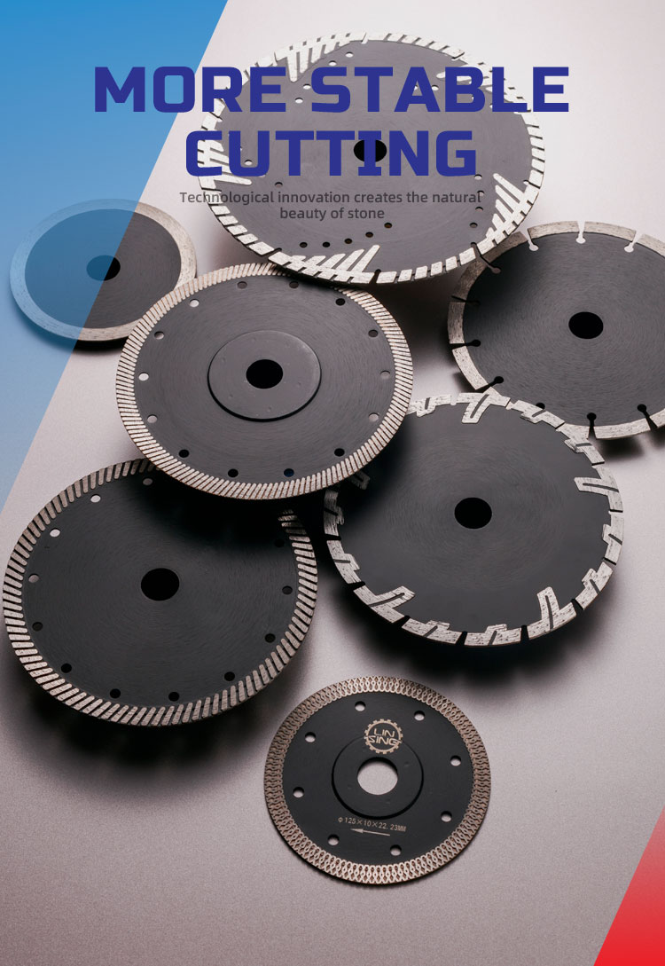 Blade Diameter 105-230mm Teeth Protection Diamond Cutting Discs for Industrial Grade