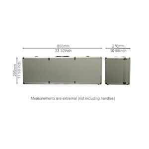 Aluminum Hard Case Tool Box with Foam Block