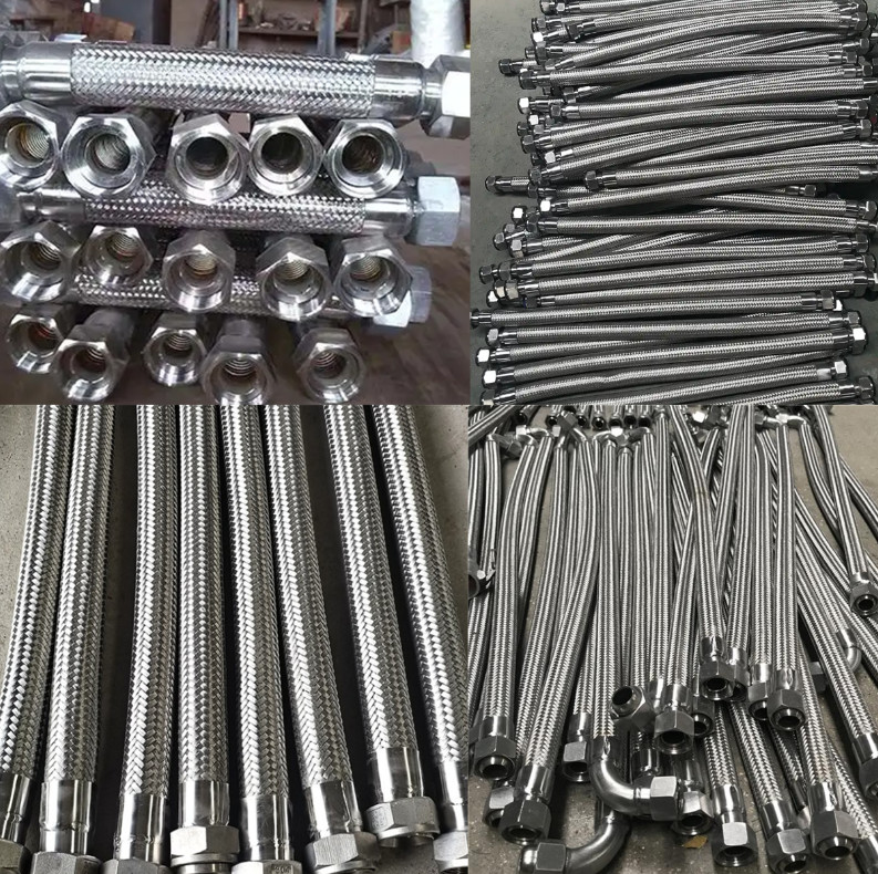 High Quality Threaded Hose Braided Stainless Steel Metal Hose