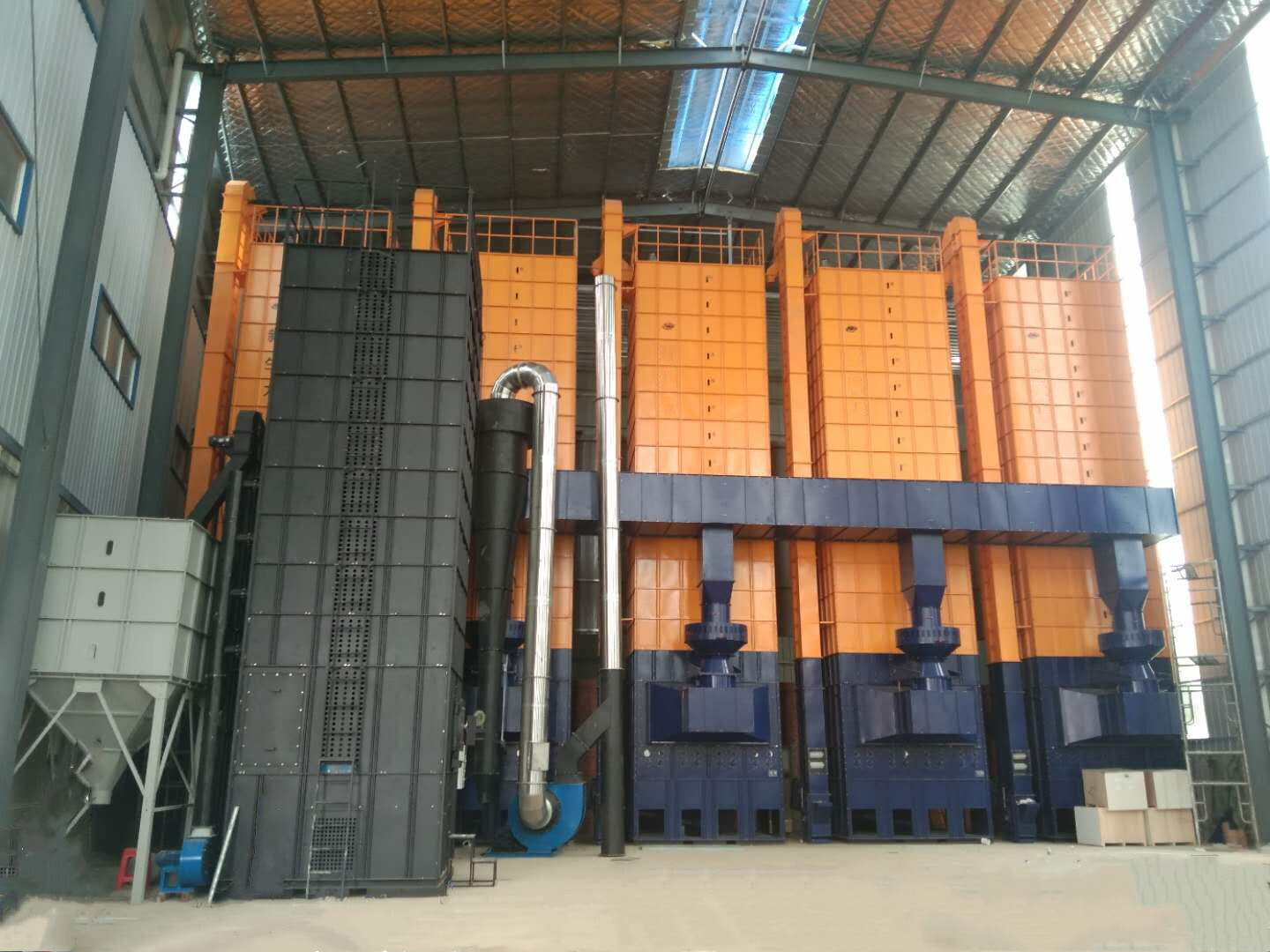 Low Risk Of Fire Leakage Indirect Rice Husk Furnace For Grain Drying