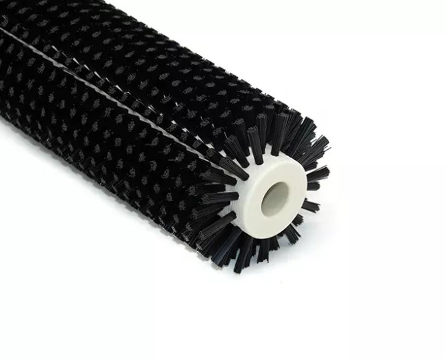 Customized Size PP Nylon Bristle Rotary Roller Brush For Potato Cleaning And Peeling