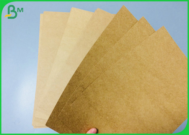350g 400g Hight Strength Brown Kraft Paper Food Grade For Notebook Covers 