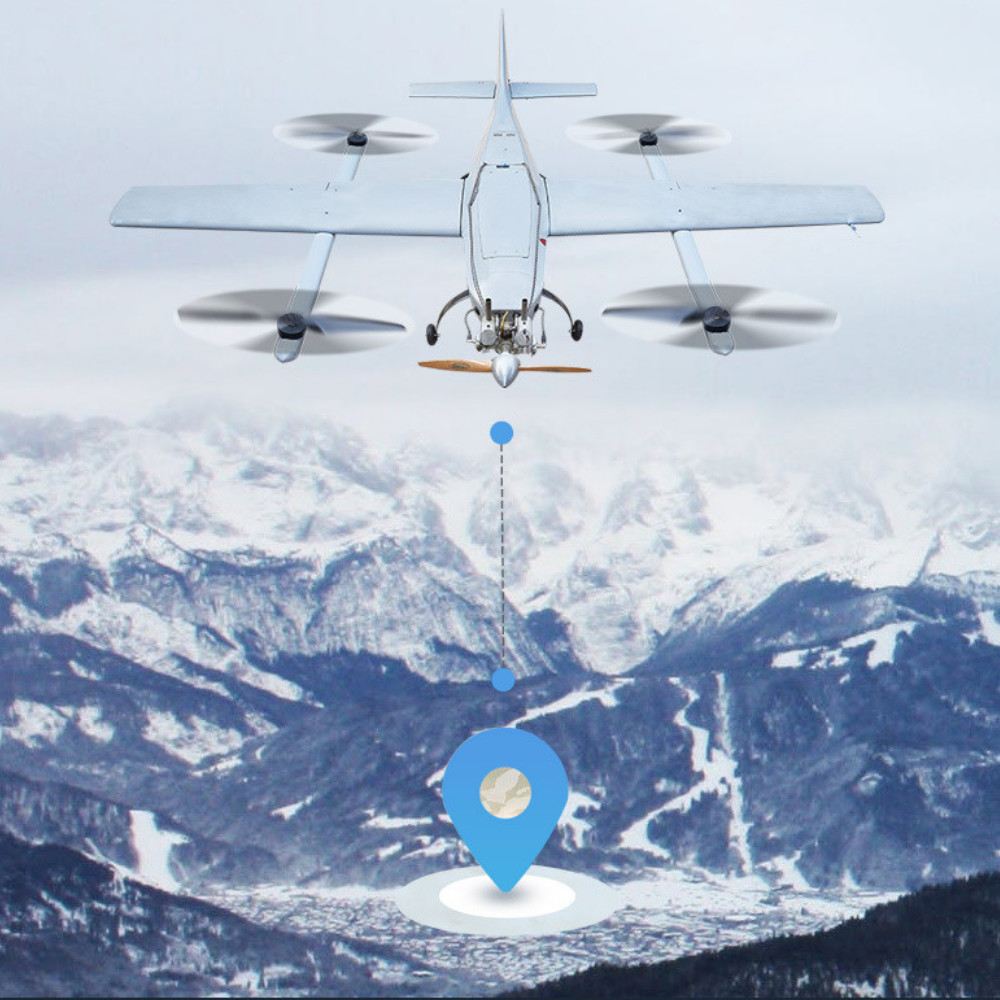 Autopilot Fixed Wing Aerial Inspection UAV 5000m Gasoline Engine HX4HFW325