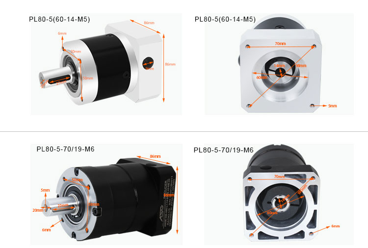 8.5-680nm Output Torque High Precision Helical Gearbox Planetary Reducer for Construction Works