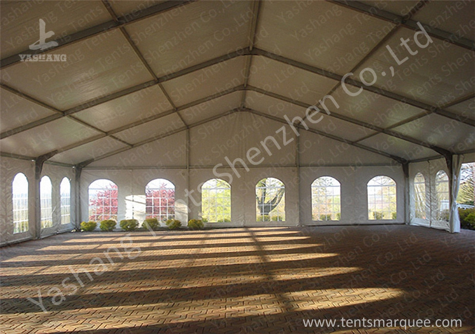 100% Usage White Roof and Wall Fabric Outdoor Tent, High Pressed Aluminum Profile