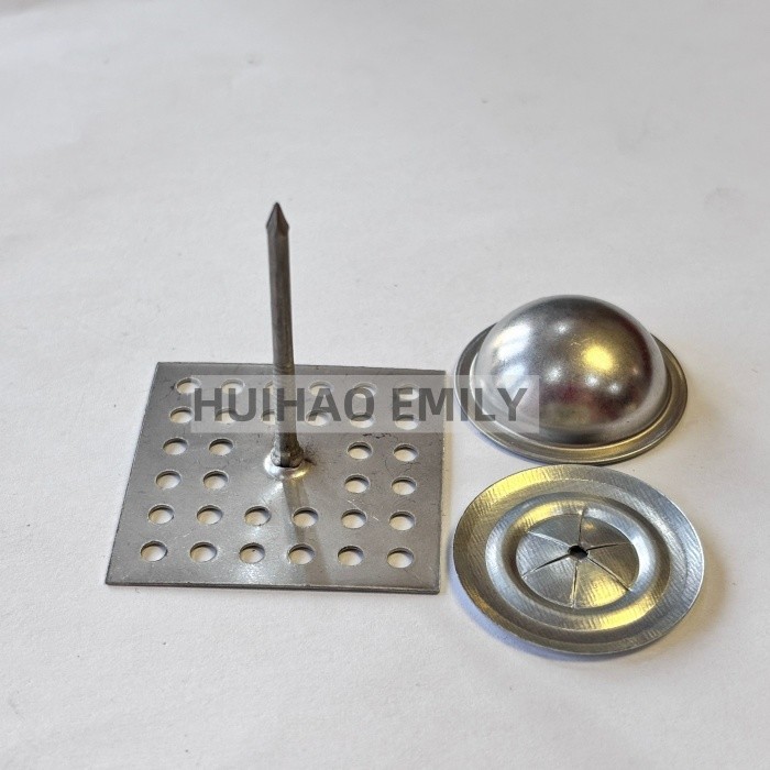 12Ga Stainless Steel Perforated Base Insulation Pins For HVAC System