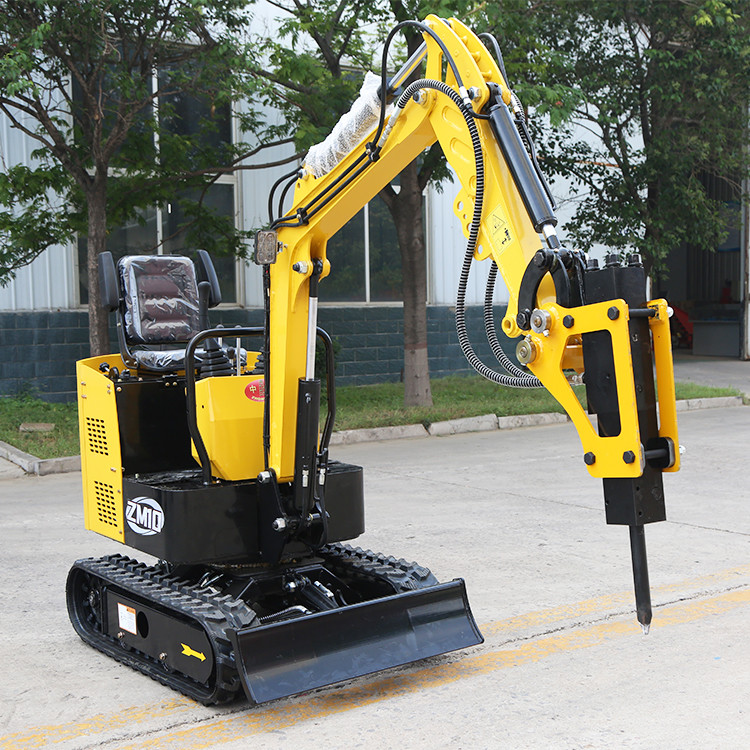 1Ton Small Orchard Excavator Digging Trenches 1Ton Electric Mini Excavator With Bucket