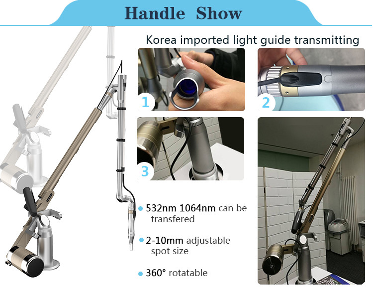 2018 New arrival professional laser nd yag q-switched nd yag long pulse laser tattoo removal machine for sale