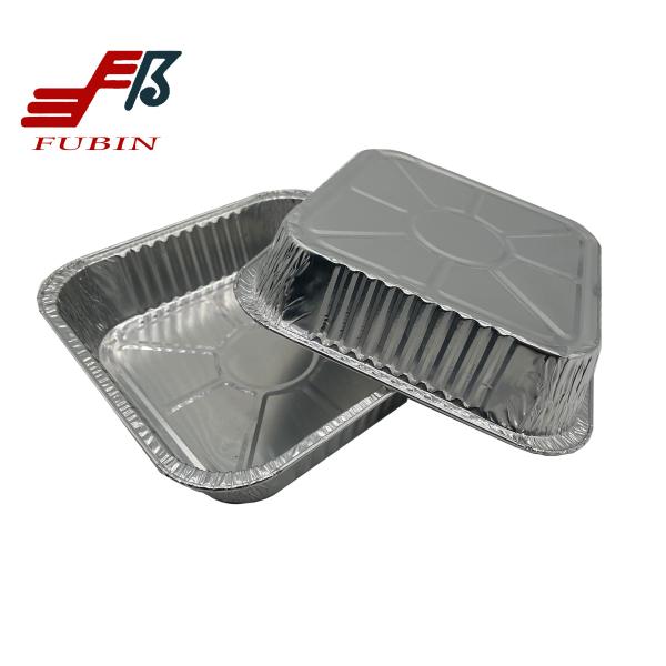 Disposable Aluminum Foil Baking Tray Loaf Pan Food Storage Container Set With