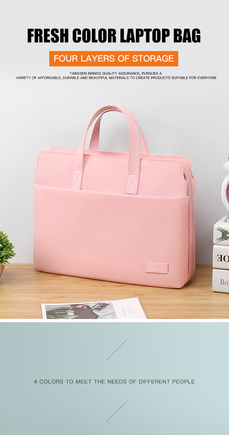 2021 Factory Price laptop bag for Ipad Huawei matebook 14inch computer bag Laptop sleeve handbag With Customize Logo
