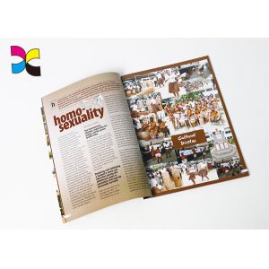 Matt Laminated Custom Magazine Printing With Air Shipping Gloss Matt Varnish