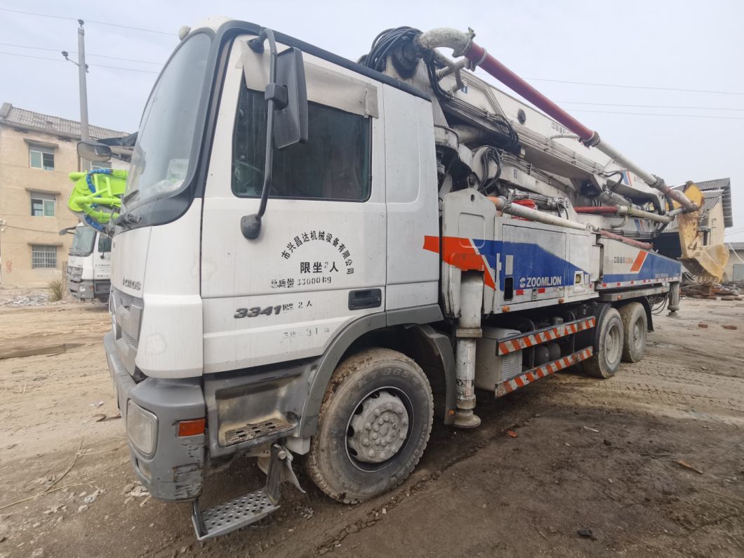 Original 2012 Zml 47m Concrete Pump on Benz Truck Concrete Boom Pump Used Heavy Equipment