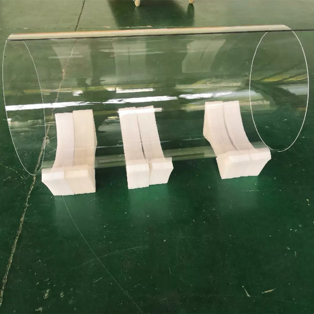 Manufacture Large Diameter Quartz Clear Glass Tube