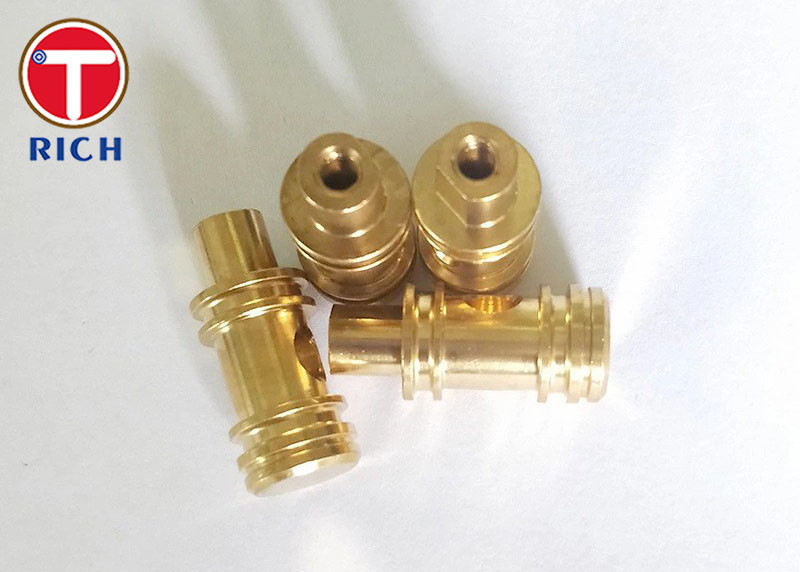 CNC Brass Brass Turned Parts Precision Hardware Parts Turning And Milling Compound Machining