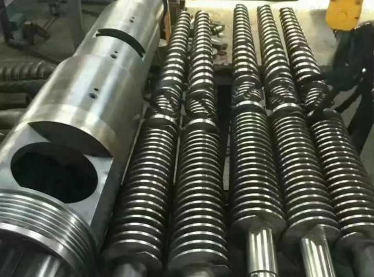 65/132 Conical Twin Screw Barrel For PVC Pipe Profile WPC Spc Pipe