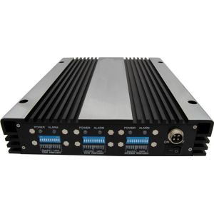 Metal Housing Mobile Signal Repeater 30dBm Triple Wide Band 60dB Gain 200sqm