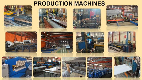 Large Span Metal Prefabricated Building Galvanizing Production Factory Workshop