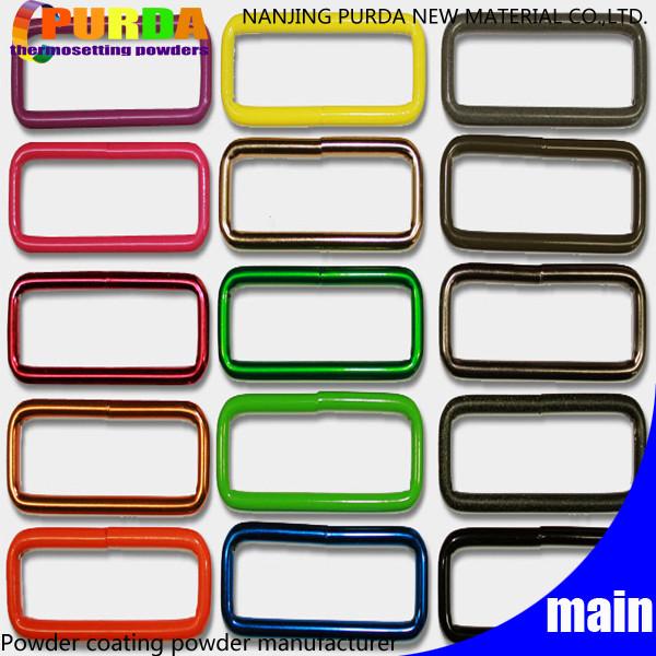Pure Polyester Powder Coating Paint , Bicycle Powder Coating RAL Colors