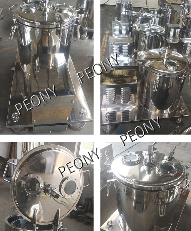 High Efficient Hemp Vertical Basket Centrifuge CBD Oil Extraction Machine