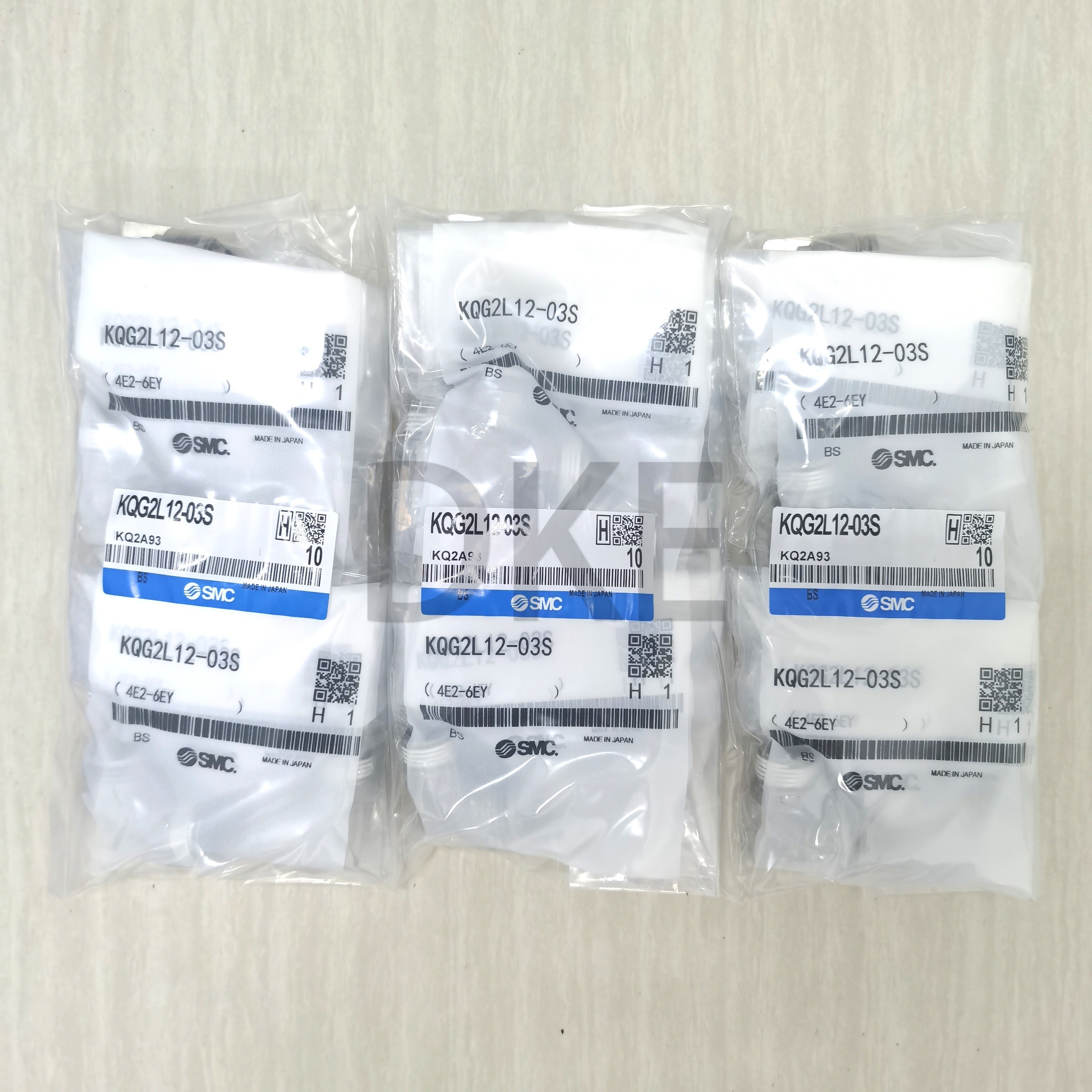 KQG2L12-03S Threaded Pneumatic Tubing Fittings 12mm Pneumatic Fittings