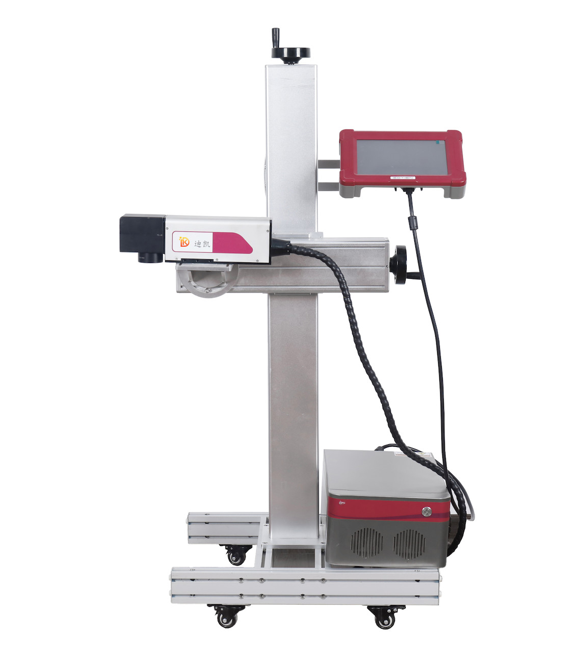 20W Fiber Laser Marking Machine QR Code Metal Laser Engraving Machine Online Date Printer for Packaging Machine
