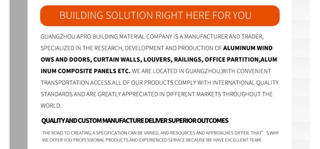 corner bi fold door,exterior bi fold door,soundproof bi-fold door,bi-fold aluminum door,bi-folding windows for,aluminum bi folding patio doors,bi-folding exterior doors,Apro Aluminium Doors and windows Factory-Who We Are 1