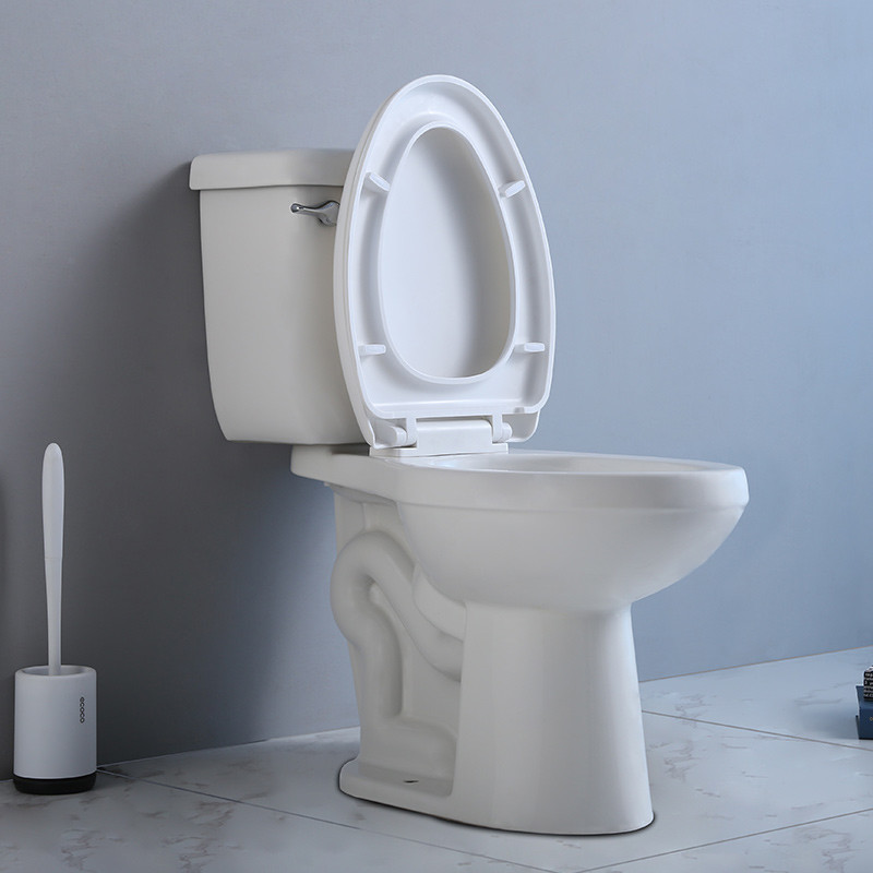CUPC White Black Two Piece Toilet 1.28 GPF Water Closet Tank