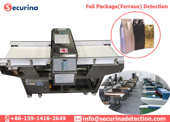 Industrial Food Grade Metal Detectors High Speed For Food Production Safety Systems