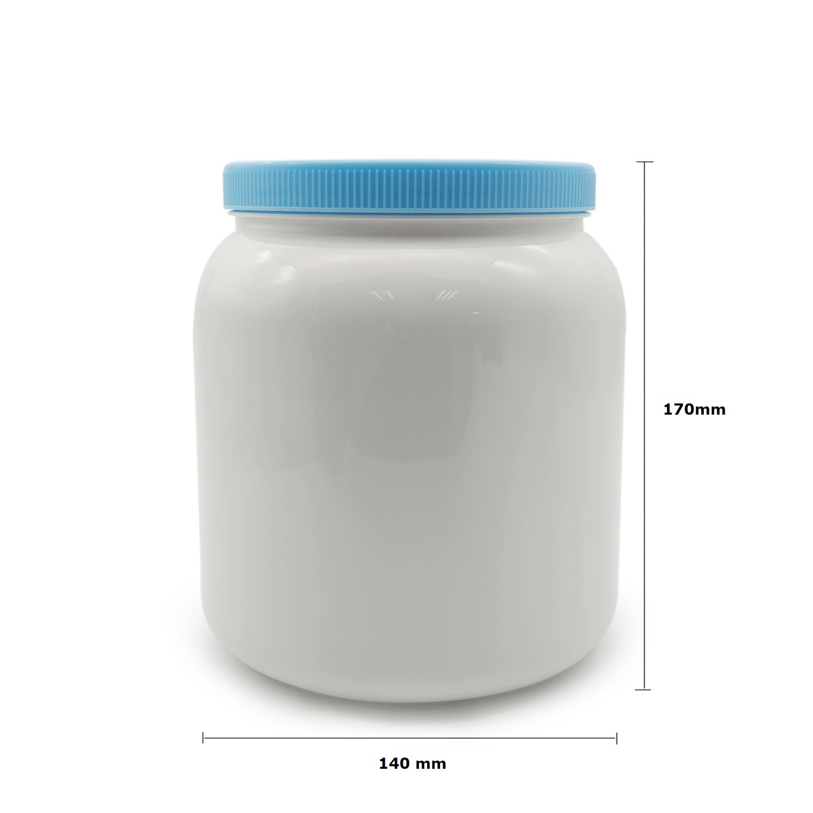 New Design 400g 1000g Plastic Milk Protein Powder PET Container Can With Screw Cover