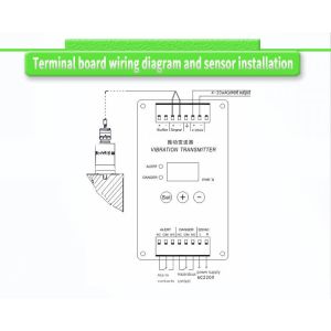 Digital Display Sensor And Transmitter UBZD4000Y Vibration Monitoring Machine
