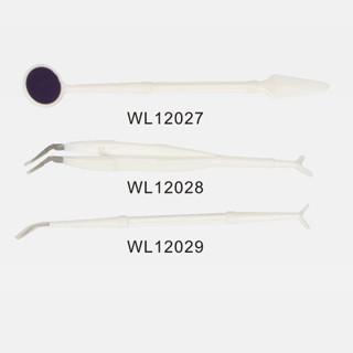 Disposable White, Red, Green 15 / 15.8 / 16.5cm Dental Mirror WL12027 WL12027;