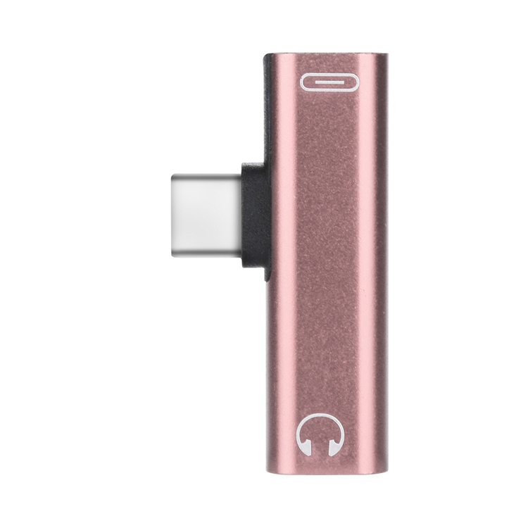 2 in 1 USB Type C to 3.5mm Jack PD Charging Headphone Audio Adapter
