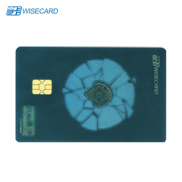 0.76mm ISO7810 PVC Hotel Key Card CR80 WCT Biometric Card With Different Chip