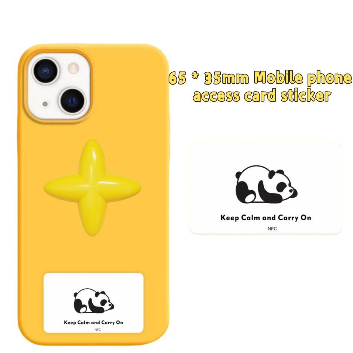 Custom Digital Business Card Mobile Phone Sticker Nfc Epoxy Sticker Flat Nfc Social Media Tag Nfc Tag for All Phones