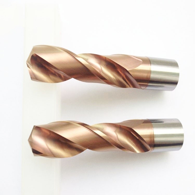 Tungsten Carbide Processing Tools Twist Drill Bit With Inner Coolant For Hardness Steel