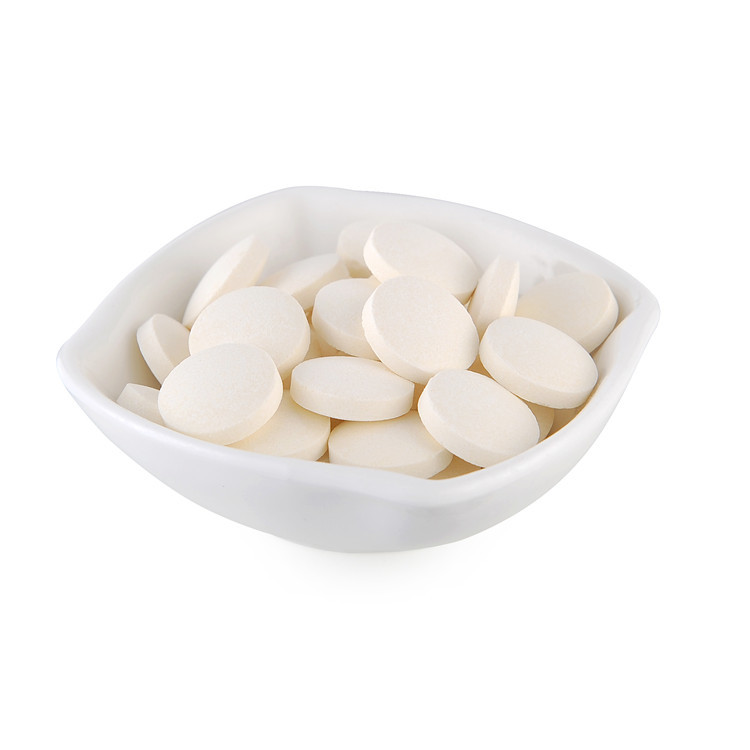 White Chewable Calcium Tablets / Kids Milk Calcium Tablets For Strong Bones OEM