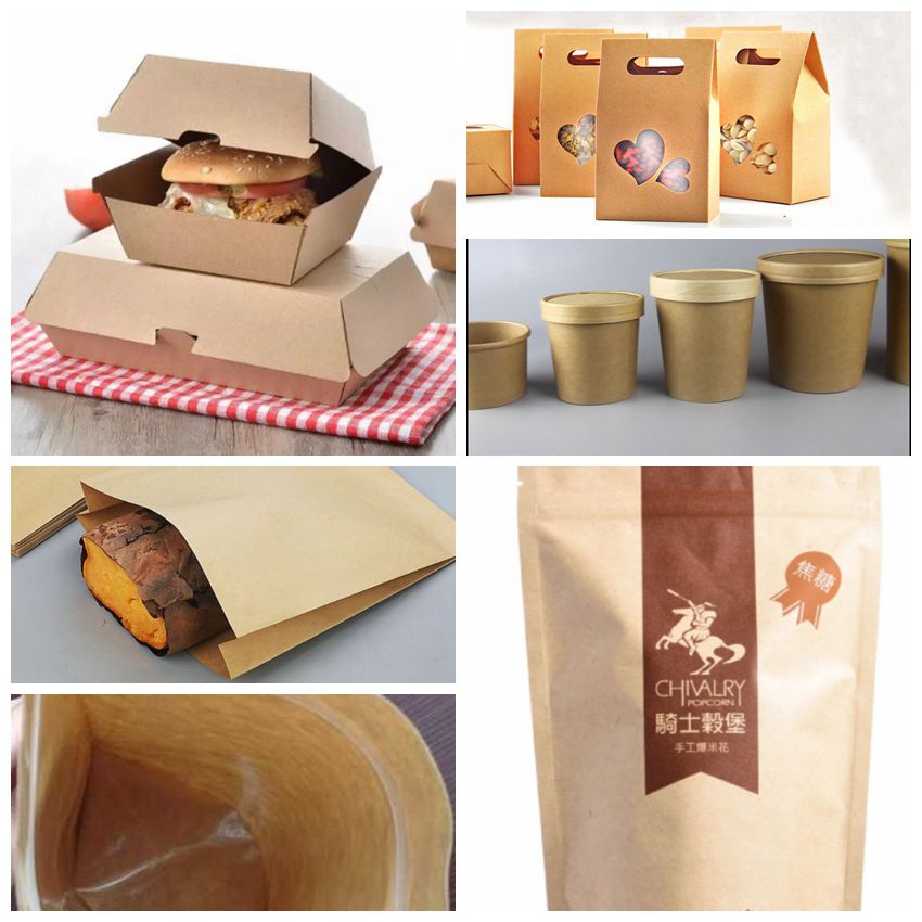  180g + 18g Food Grade Single Side Jumbo PE Coated Brown Kraft Paper Roll 