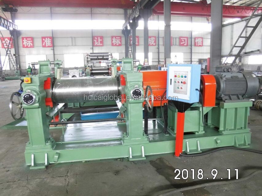 EVA Sheet Open Mixing Mill XK-550 with Front Roll Linear Speed of 28m/min
