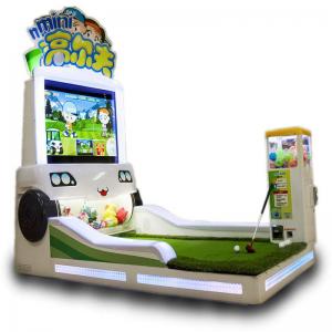 Indoor Crazy Mini Golf Kids Arcade Machine For Amusement Center 500 W Power